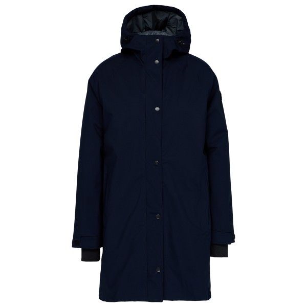 Stoic Women’s Mountainwool MMXX UppsalaSt. Oversized Coat Lange jas Blauw
