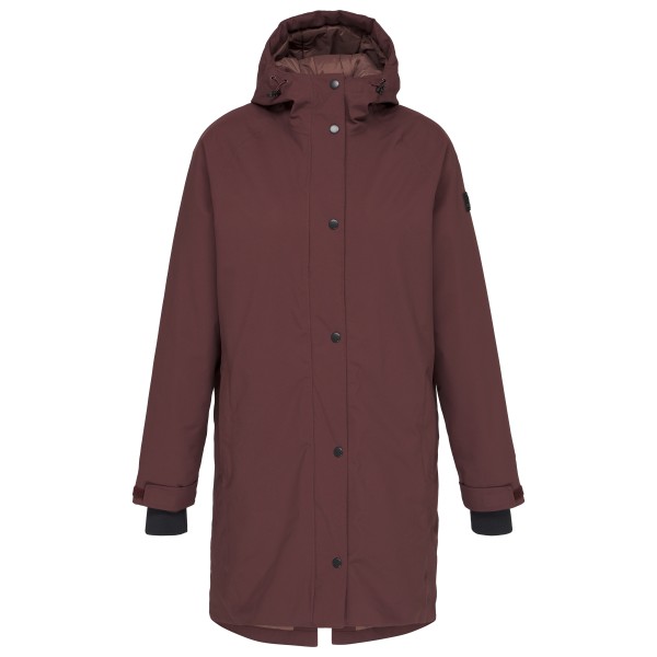 Stoic Women’s Mountainwool MMXX UppsalaSt. Oversized Coat Lange jas Bruin