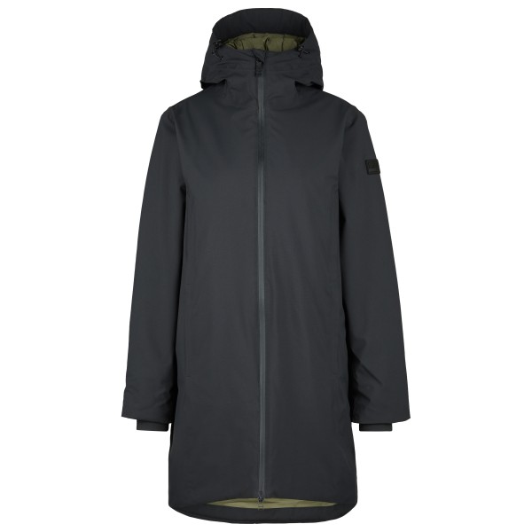 Stoic MountainWool MMXX Uppsala Coat Mantel Damen (Gr L |schwarz/grau |wasserdicht)