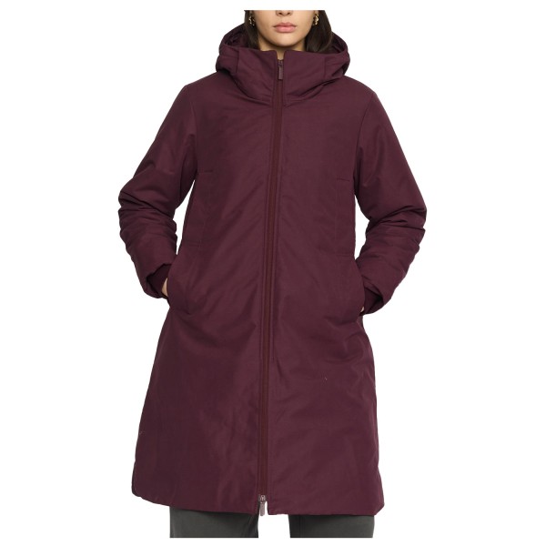 Selfhood Women’s Hooded Parka Lange jas Rood