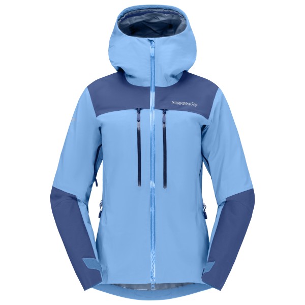 Norrøna Women’s Trollveggen GORE-TEX Pro Light Jacket Regenjas Blauw