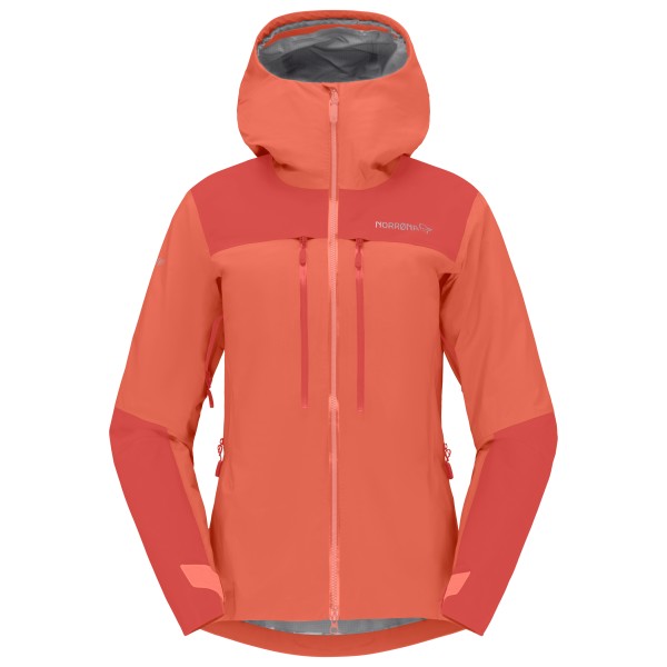 Norrøna Women’s Trollveggen GORE-TEX Pro Light Jacket Regenjas Rood