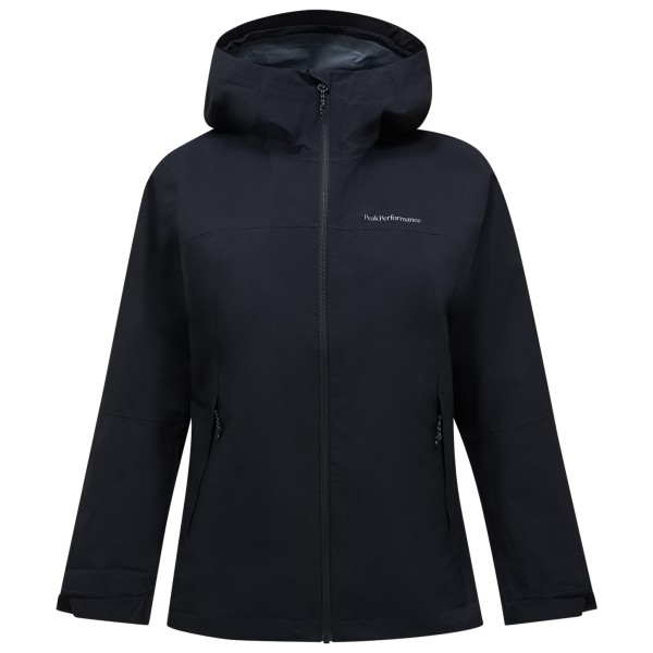 Peak Performance Trail Hipe Shell Jacket Regenjacke Damen (Gr M |schwarz |wasserdicht)