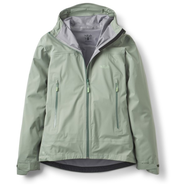 Regenjacke Rab Firewall Light Jacket Damen (Gr 42 |grau |wasserdicht)
