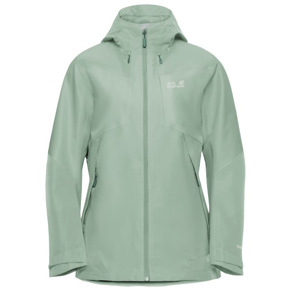 Regenjacke Jack Wolfskin Flextrail 2L Jacket Damen (Gr S |türkis |wasserdicht)