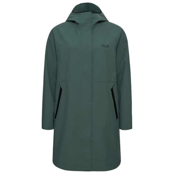 Mantel Jack Wolfskin Onera 2L Coat Damen (Gr XS |blau |wasserdicht)
