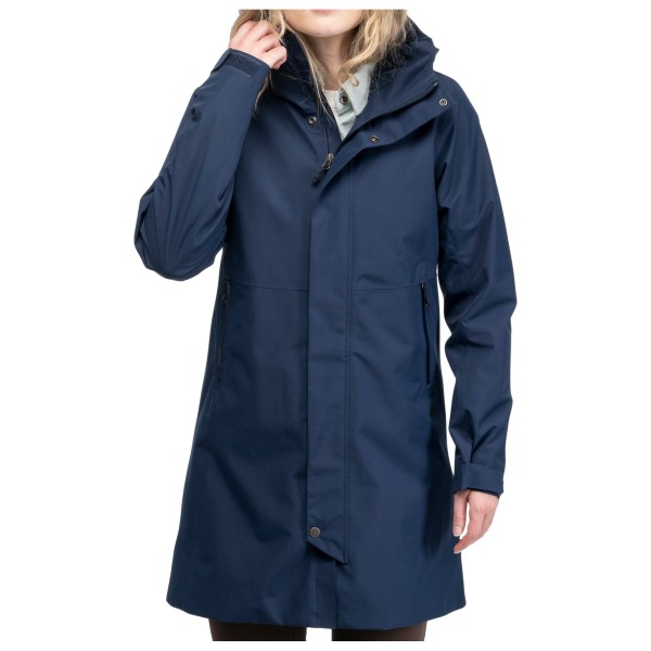 Bergans Oslo 2L Shell Coat Mantel Women (Gr XL |blau |wasserdicht)