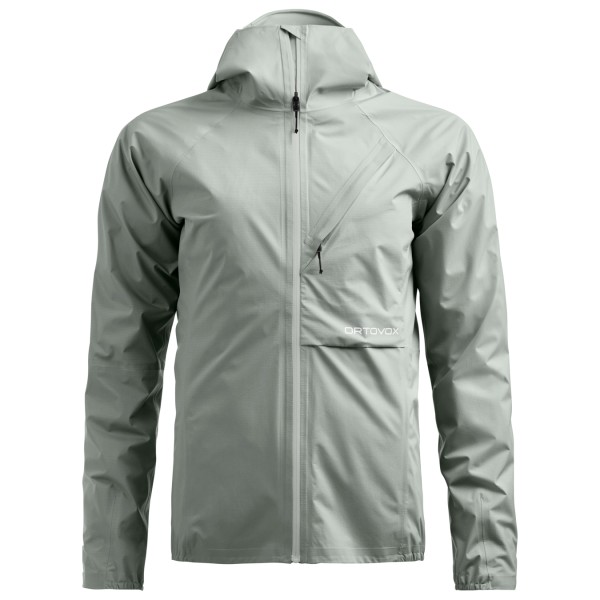 Ortovox Trace 2.5L Jacket Regenjacke Women (Gr S |grau |wasserdicht)