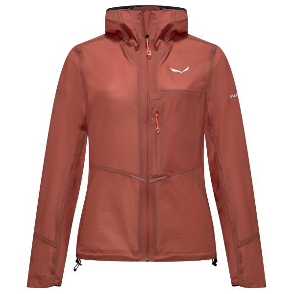 Salewa Pedroc 2 PTX 25 Light Jacket Regenjacke Damen (Gr 36 |rot/braun |wasserdicht)