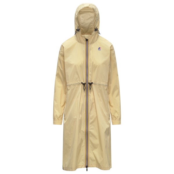 K-Way Le Vrai 40 Delia Regenmantel Damen (Gr L |beige |wasserdicht)
