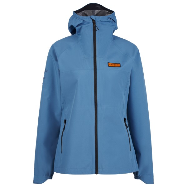 Ajungilak Geirangerfjord Dry Hooded Jacket Regenjacke Women (Gr XS |blau |wasserdicht)
