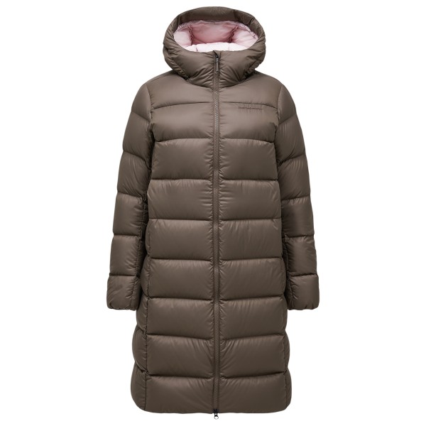Peak Performance Women’s Frost Down Coat Lange jas Bruin