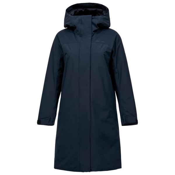 Peak Performance Women’s Treeline Insulated Parka Lange jas Blauw