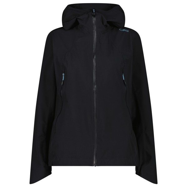 CMP Women’s Jacket Fix Hood 36Z0526 Regenjas Zwart