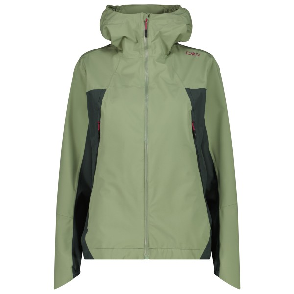 CMP Women’s Jacket Fix Hood 36Z0526 Regenjas Olijfgroen