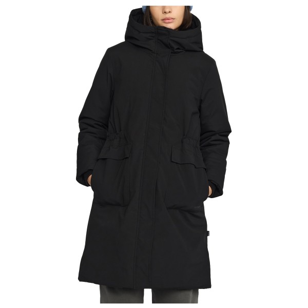 Selfhood Women’s Parka Coat Lange jas Zwart