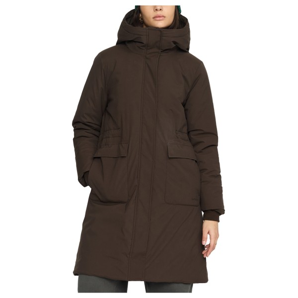 Selfhood Women’s Parka Coat Lange jas Bruin