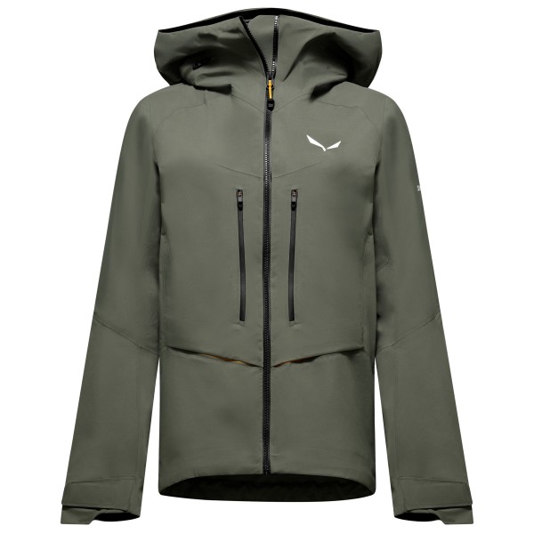Salewa Women’s Ortles GTX Pro Jacket Regenjas Olijfgroen