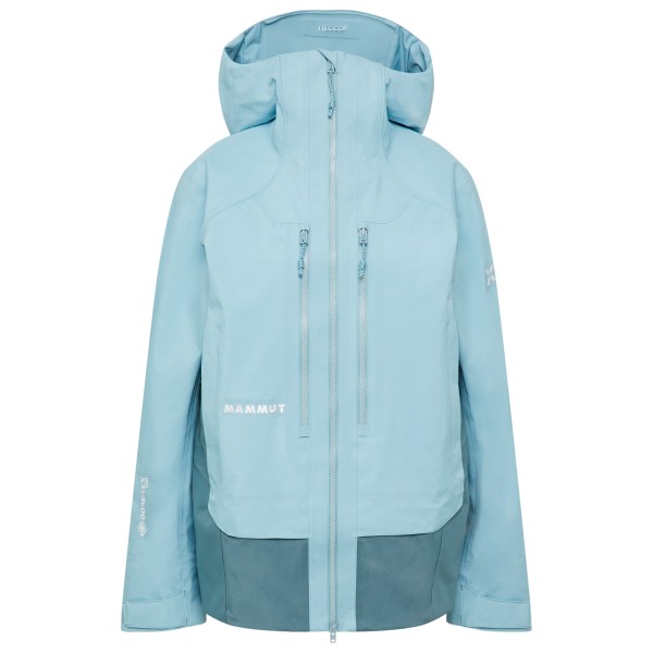 Mammut Women’s Eiger Free Pro HS Hooded Jacket Regenjas Blauw