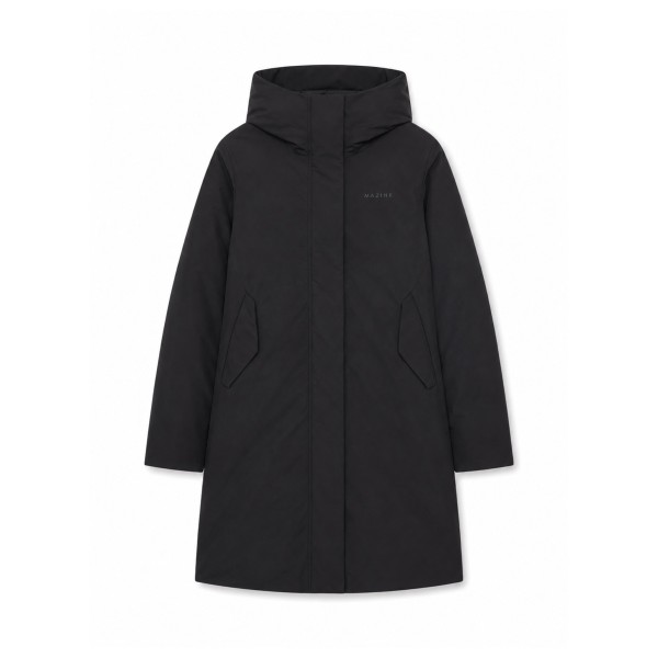 Mazine Women’s Functional Padded Long Coat Lange jas Zwart
