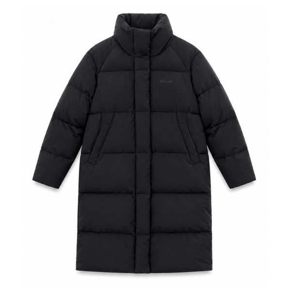 Mazine Women’s Over-Sized Raglan Puffer Coat Lange jas Zwart
