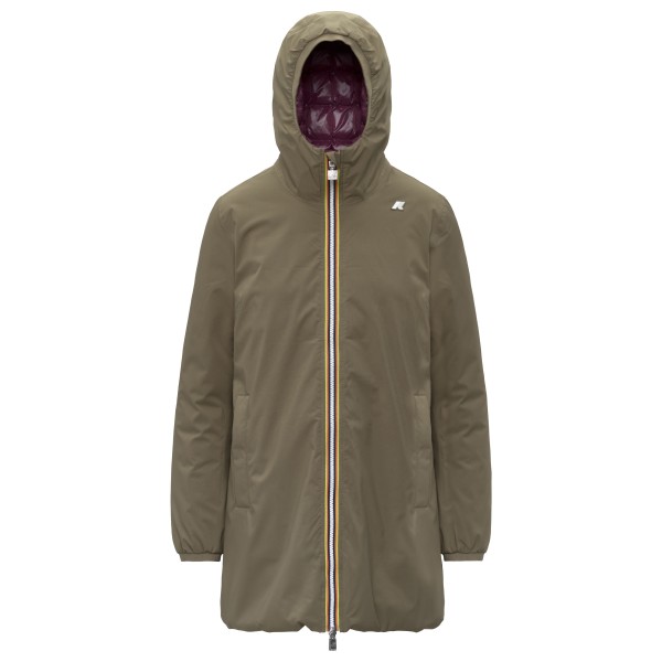 K-Way Women’s Sophie St Thermo Double Lange jas Bruin