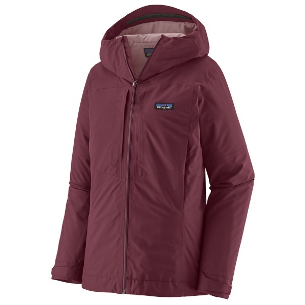 Patagonia Women’s Insulated Boulder Fork Rain Jacket Regenjas Rood