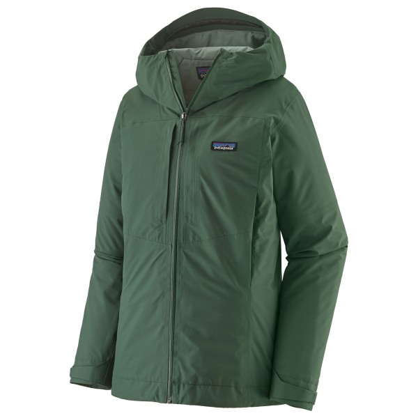 Patagonia Women’s Insulated Boulder Fork Rain Jacket Regenjas olijfgroen