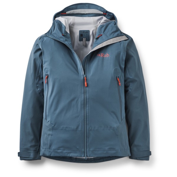 Rab Women’s Kinetic Alpine 2.0 Jacket Regenjas Blauw