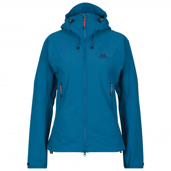 Image of Mountain Equipment - Women's Frontier Hooded Jacket - Softshelljacke Gr 10 blau bei Bergfreunde.ch - der Outdoor Shop