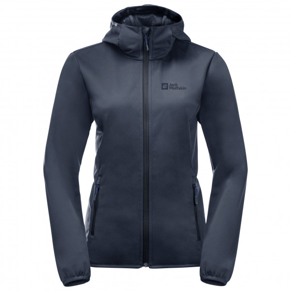 Image of Jack Wolfskin - Women"s Windhain Hoody - Softshelljacke Gr L blau'
