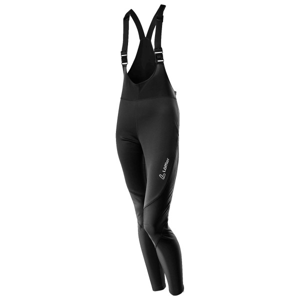 Image of Löffler - Women"s Warm-Up Bib Tights Windstopper Warm - Langlaufhose Gr 34;36;38;40;42;44 schwarz'