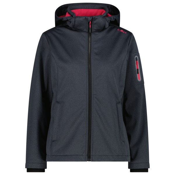 Image of CMP - Women"s Jacket Zip Hood Melange Softshell - Softshelljacke Gr 34;36;40;46 blau;grau;lila'
