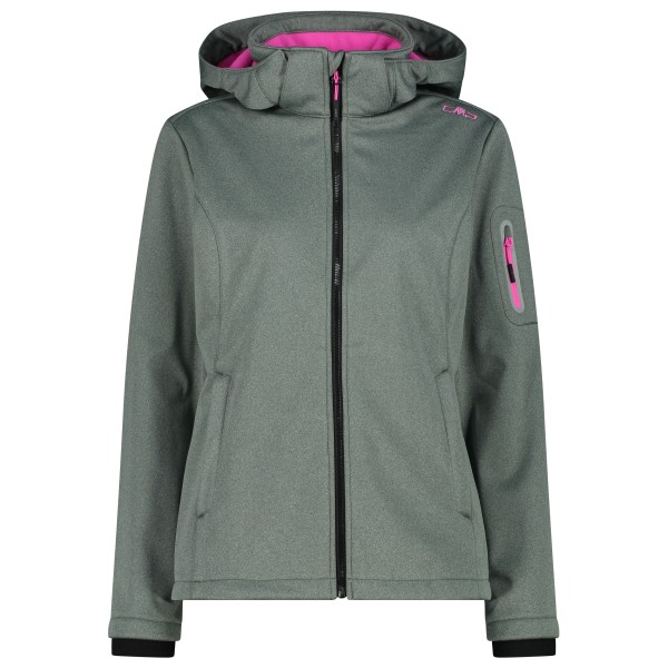 Image of CMP - Women"s Softshell Jacket Zip Hood - Softshelljacke Gr 34 oliv/grau'