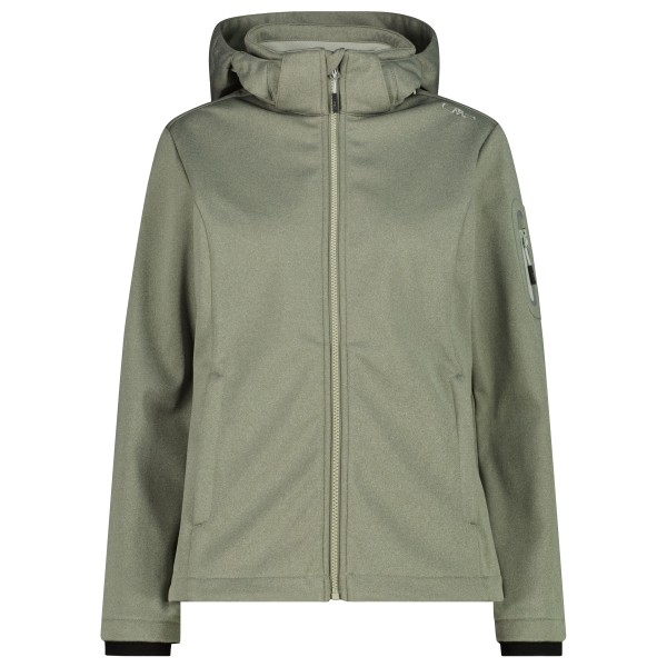 Freizeitjacke CMP Softshell Jacket Zip Hood Damen (Gr 40 |oliv)