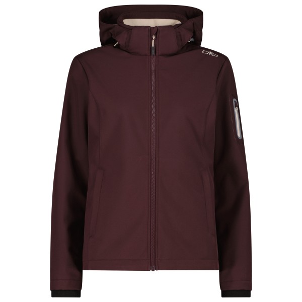 CMP Women’s Softshell Jacket Zip Hood Softshelljack Bruin