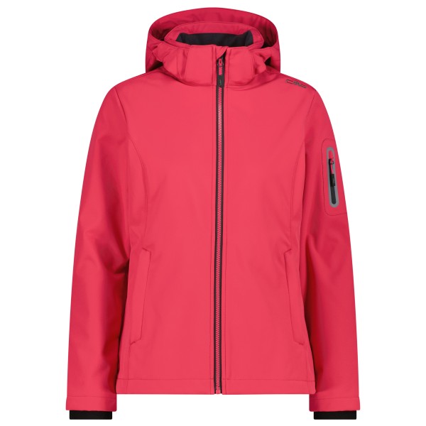 Image of CMP - Women"s Softshell Jacket Zip Hood - Softshelljacke Gr 34;36;38;40;42;44;46;48;50;52 blau;oliv/grau;rot;schwarz'