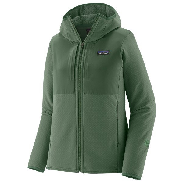 Patagonia Women’s R2 Crossstrata Hoody Softshelljack Olijfgroen