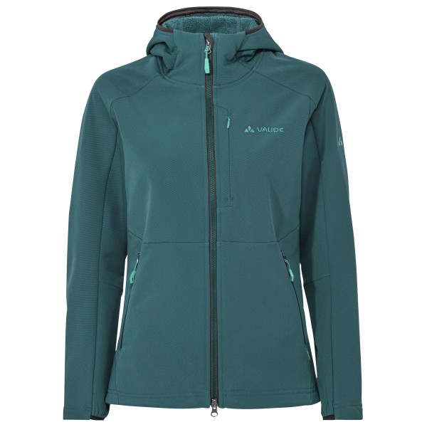Vaude Women’s Elope Stormfleece Hoody Softshelljack Blauw