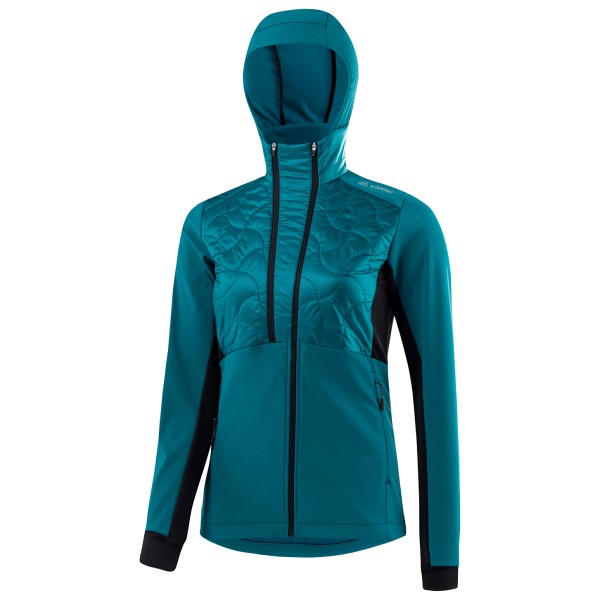 Image of Löffler - Women"s Hooded Hybridjacket Grace Primaloft60 - Langlaufjacke Gr 36;38;40;42;44;46 blau;schwarz'