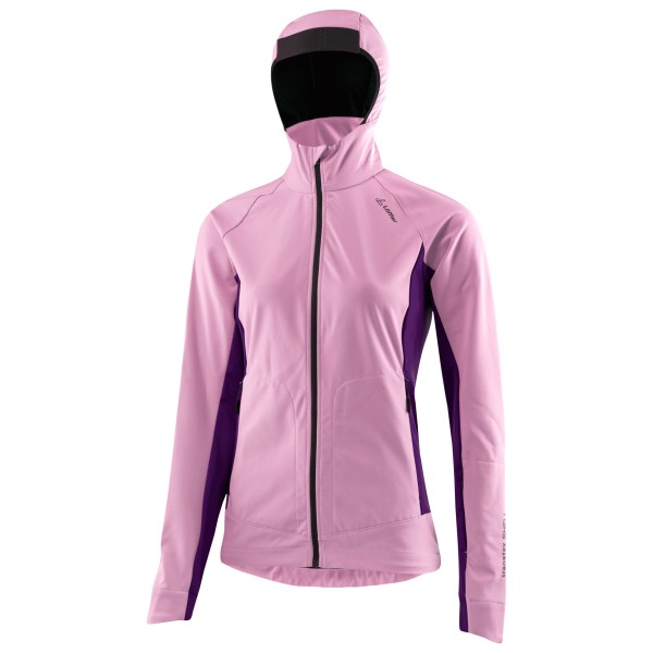 Image of Löffler - Women"s Hooded Jacket XC-Pure Transtex Shell - Langlaufjacke Gr 40 rosa'