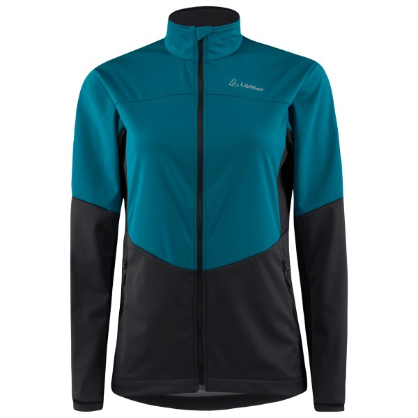 Image of Löffler - Women"s Jacket Hyper CF Windstopper Light - Softshelljacke Gr 36;38;40;42;44;46;48 schwarz/blau;schwarz/grau'