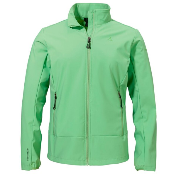 Schöffel Softshell Jacket Style Mirusha Softshelljacke Damen Wandern (Gr 44 |grün |wasserdicht)
