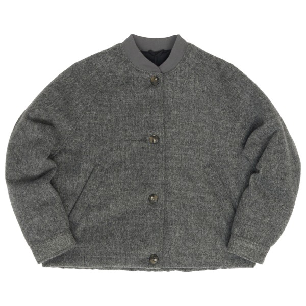 Mazine Vegan Wool Bomber Freizeitjacke Damen (Gr XL |grau)