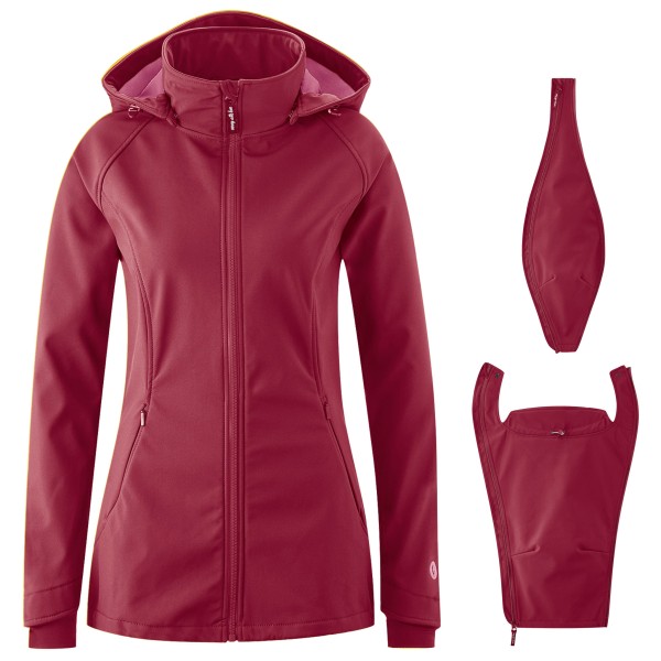 Mamalila Women’s Softshell-Tragejacke Allrounder Fit Softshelljack Rood
