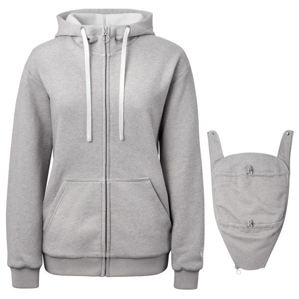 Mamalila Women’s Sweat-Tragejacke London Trainingsjack Grijs