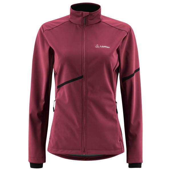 Löffler Women’s Jacket Farida CF Airblocc Light Softshelljack Rood