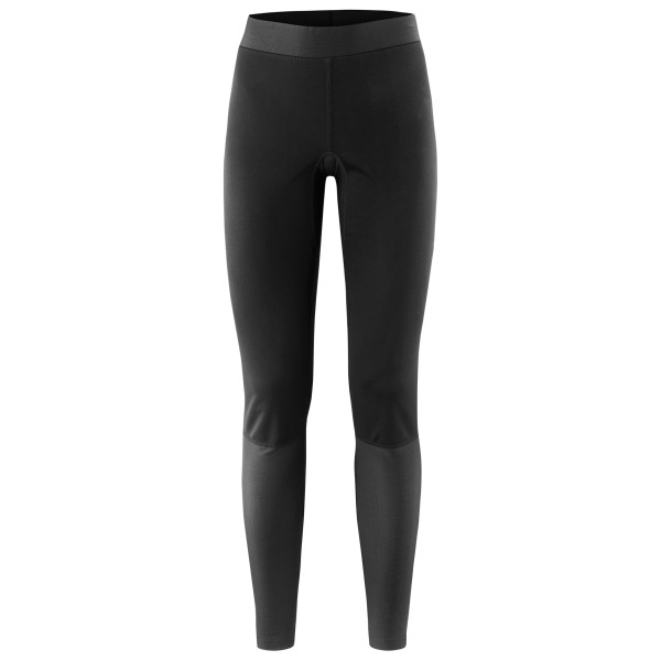 Löffler Tights Carbon Airblocc Warm Langlaufhose Damen (Gr 46 - Regular |schwarz)
