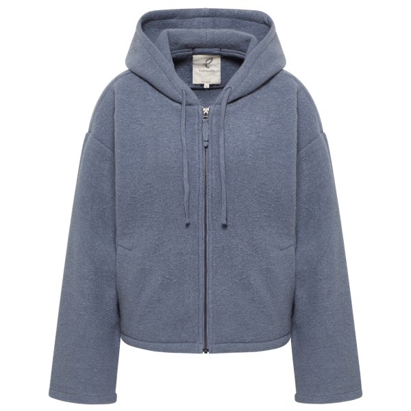 Tranquillo – Women’s Gemütliche Jacke aus Walkwolle – Vrijetijdsjack maat XS, Grijs