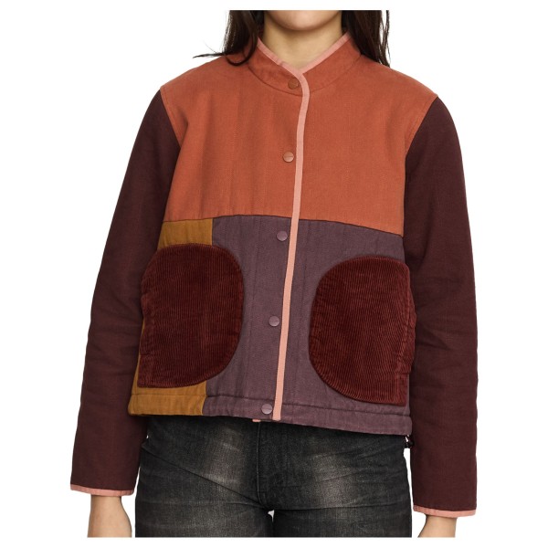 Selfhood Women’s Quilted Patchwork Jacket Vrijetijdsjack Rood